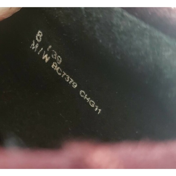 B.O.C. Born Concept Clogs 8M/W Burgundy Wine Corduroy Fabric Slip On Comfort - Picture 8 of 9